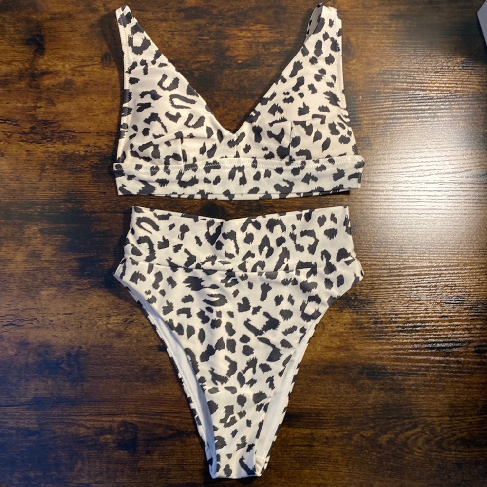 Aerie Leopard Two-Piece Bikini